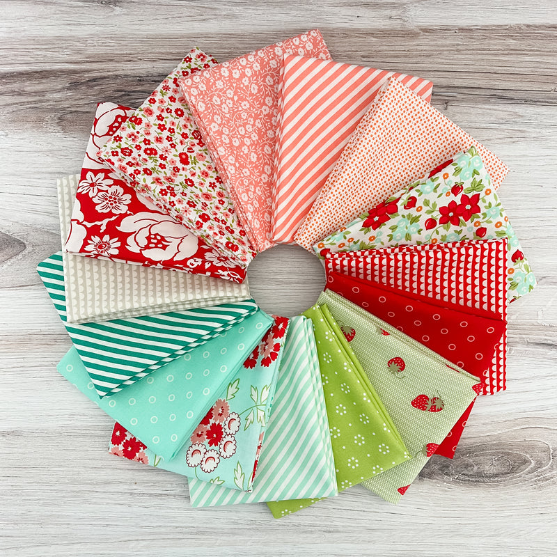 Little Ruby Reds by Bonnie and Camille for Moda Fat Quarter Bundle