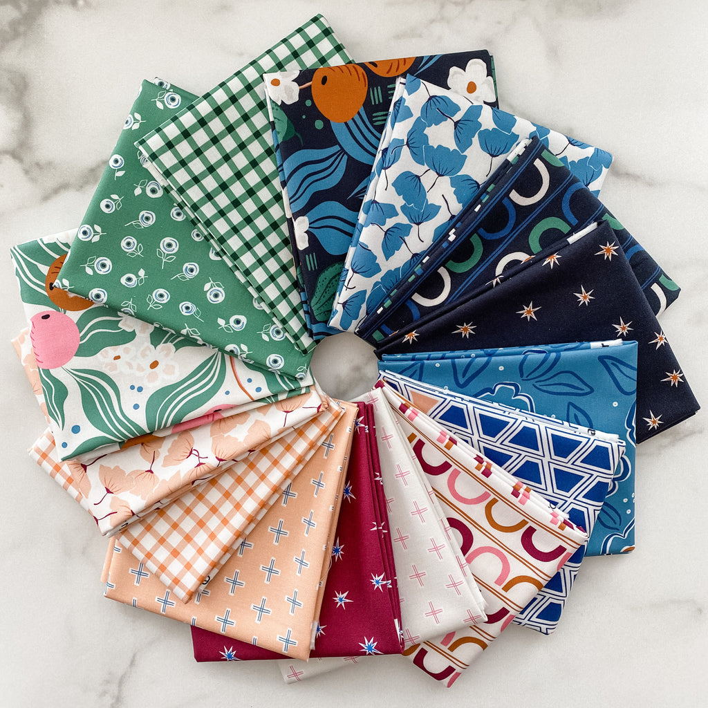 A Life in Pattern by Cathy Nordstrom for FIGO Fat Quarter Bundle