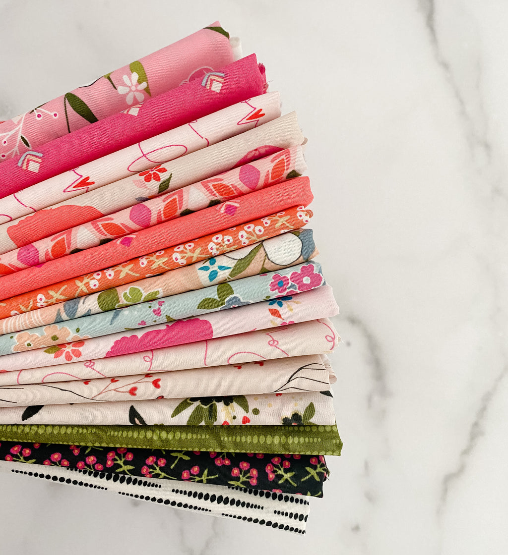 Open Heart by Maureen Cracknell for Art Gallery Fabrics Half Yard Bundle