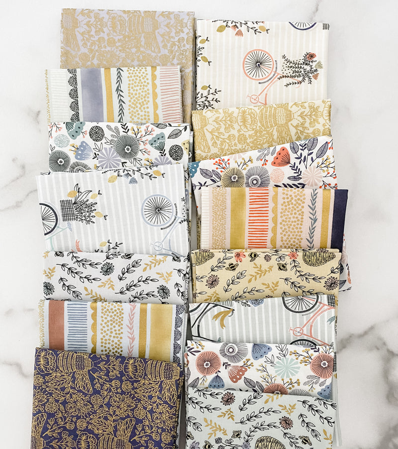 Summer in the Cotswolds by Jade Mosinski from RJR Fabrics Fat Quarter Bundle