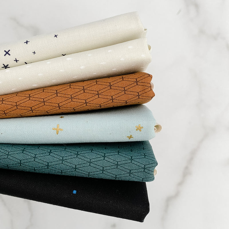 Wallflower by Hope Johnson for Cotton and Steel Half Yard Bundle