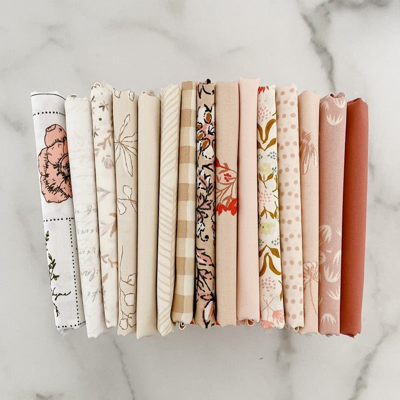 Ivory Rose from Art Gallery Fabrics Custom Half Yard Bundle