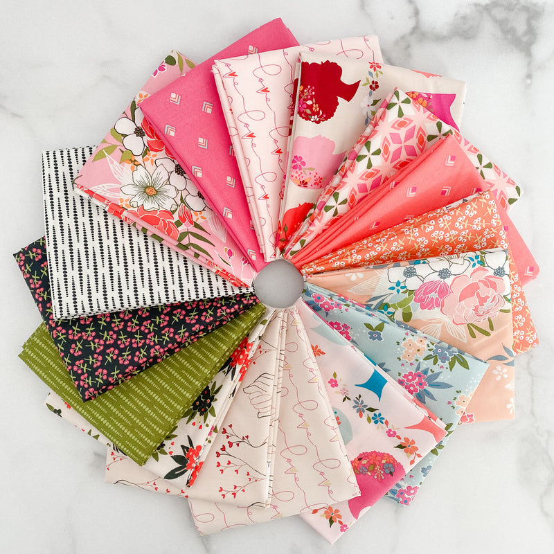 Open Heart by Maureen Cracknell for Art Gallery Fabrics Half Yard Bundle