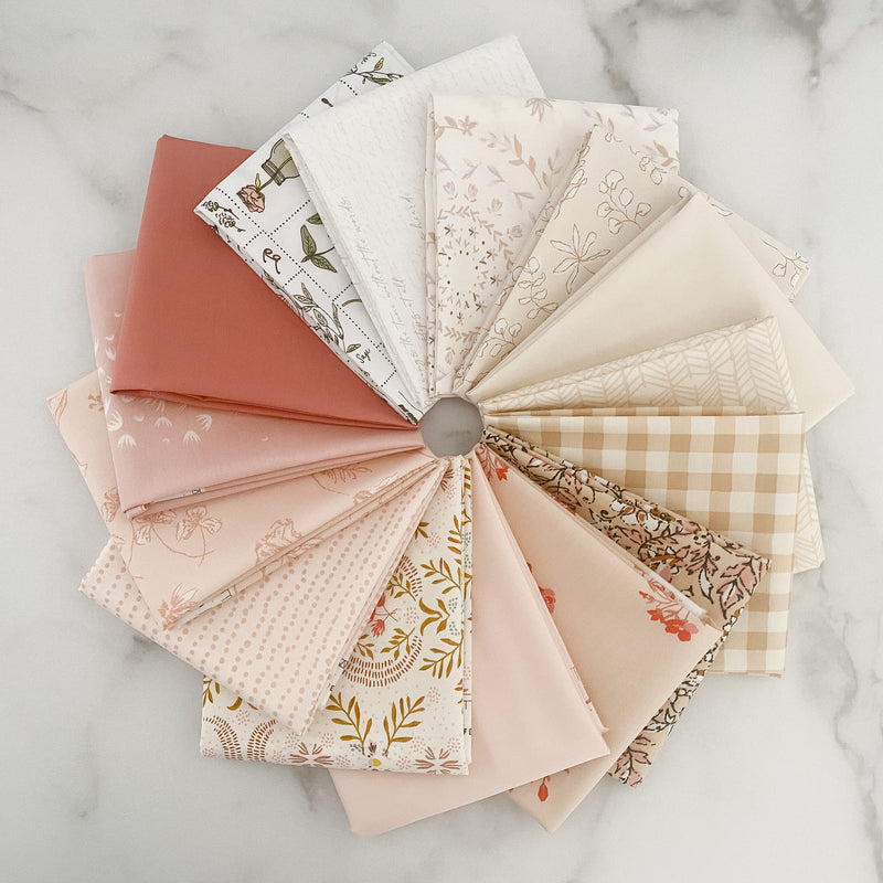 Ivory Rose from Art Gallery Fabrics Custom Half Yard Bundle