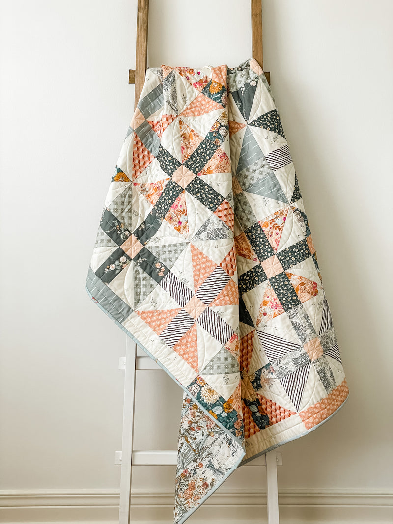 Busy Bee Cottage Garden Quilt Kit by Sharon Holland Twin Size