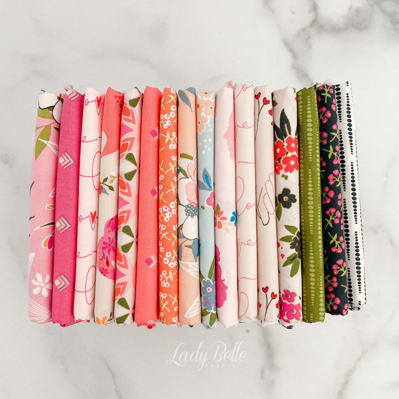 Open Heart by Maureen Cracknell for Art Gallery Fabrics Half Yard Bundle