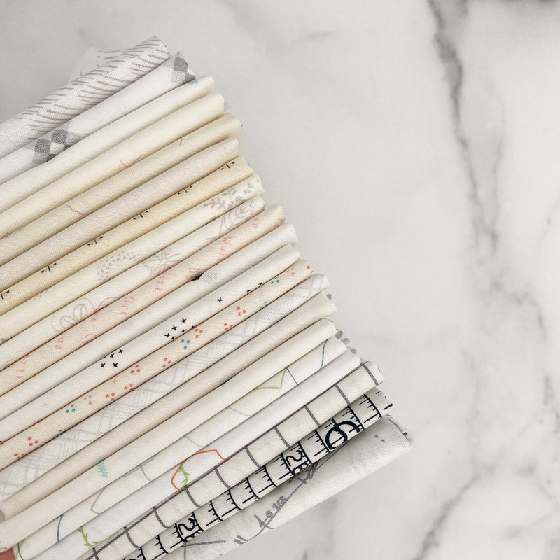 Hush Hush by Riley Blake Designers for Riley Blake Designs Low Volume Fat Quarter Bundle