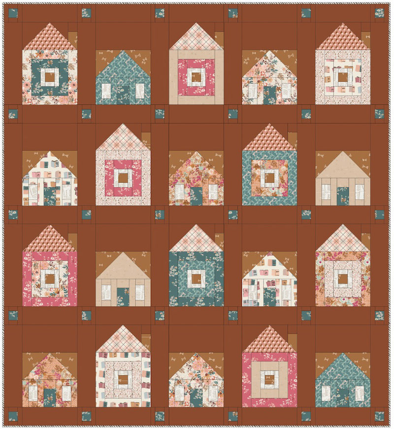 Bookish Sweet Home Quilt Kit by Sharon Holland
