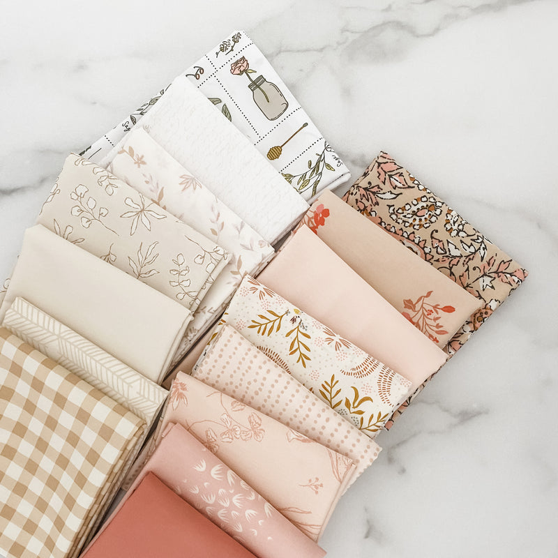 Ivory Rose from Art Gallery Fabrics Custom Half Yard Bundle