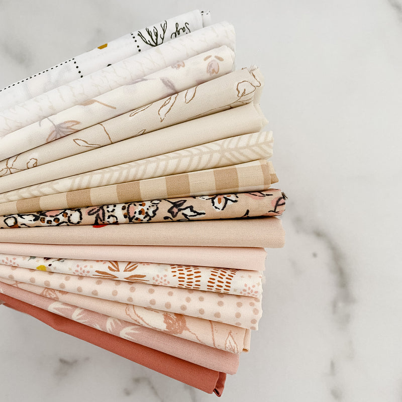 Ivory Rose from Art Gallery Fabrics Custom Half Yard Bundle