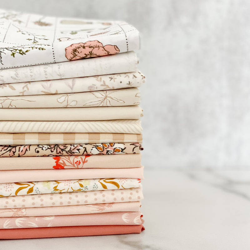 Ivory Rose from Art Gallery Fabrics Custom Half Yard Bundle