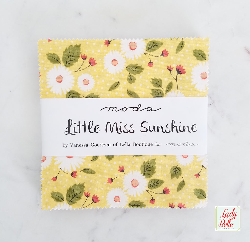 Little Miss Sunshine by Lella Boutique for Moda Charm Pack