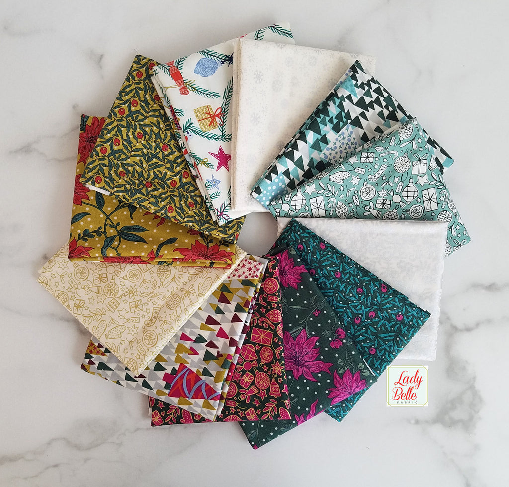Season's Greetings by Liberty of London for Riley Blake Half Yard Bundle