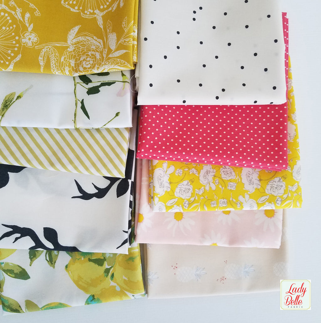 Summer Melon Half Yard Bundle with Art Gallery Fabrics